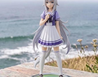 Oguri Cap Figure Umamusume Pretty Derby, statuetta anime, ragazza cavallo kawaii in uniforme scolastica