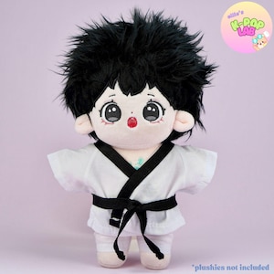 Taekwondo Outfit, K-Pop Idol Puppenkleidung, 20 cm Puppe, K-Pop Plüschtiere