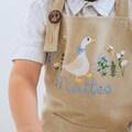 Beige Apron With Name Embroidery - Personalized Christmas Gift For Kids product logo