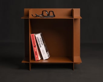 Estantería modular cúbica de aluminio: Almacenamiento de estilo loft moderno, colores personalizables.