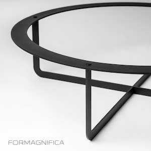 Modern powder coated steel frame for side table