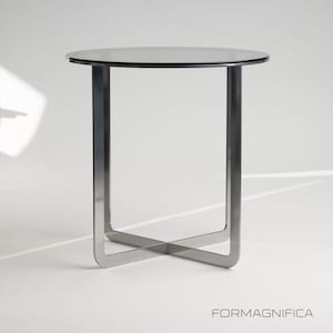 Minimalist Steel Table Base: Powder Coated Metal Frame, Handmade image 15