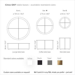 Minimalist Steel Table Base: Powder Coated Metal Frame, Handmade image 16