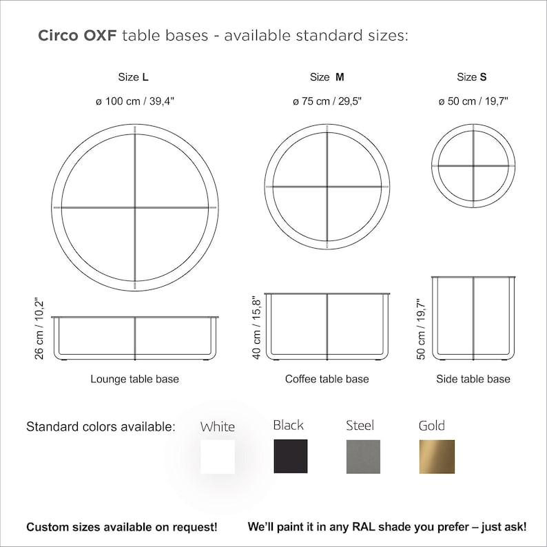 Minimalist Steel Table Base: Powder Coated Metal Frame, Handmade image 16