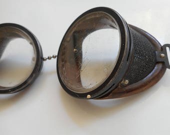 Vintage goggles Steampunk biker goggles motorcycle goggles safety goggles welding goggles costume goggles