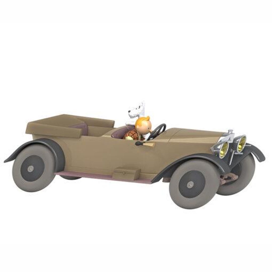 Mercedes De Tintin - Collection Hachette - Voitures De Tintin - Échelle 1/24 - Occasion