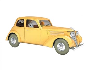 VOITURE TINTIN 1/24 #29961 Auto rotta: Crab Golden Claws Hachette Model Car 61