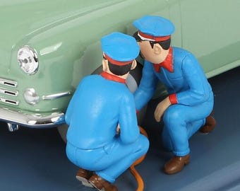 VOITURE TINTIN 1/24 29917 Studebaker Commander: Land Black Gold Hachette coche #17