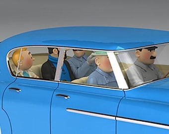 VOITURE TINTIN 1/24 29934 The Interpreters Car: Calculus Affair Hachette car #34