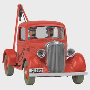 VOITURE TINTIN 1/24 29933 Tow Truck: Land Black Gold Hachette car #33