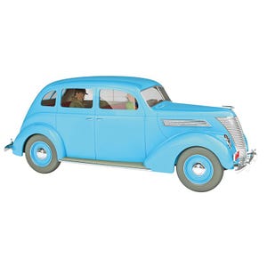 VOITURE TINTIN 1/24 29958 Charlet Taxi - Calculus Affair Hachette Car #58