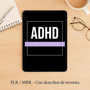 ADHD Life Planner, Editable Kit with Resale Rights