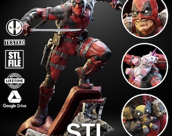 Hoge kwaliteit STL – 3D digitaal printbestand – Afdrukbaar standbeeld voor verzamelaars – STL-bestand voor hars- en FDM 3D-printers