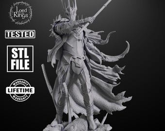 High Quality STL – 3D Digital Printing File – Printable Statue for Collectors – STL File for Resin & FDM 3D Printers