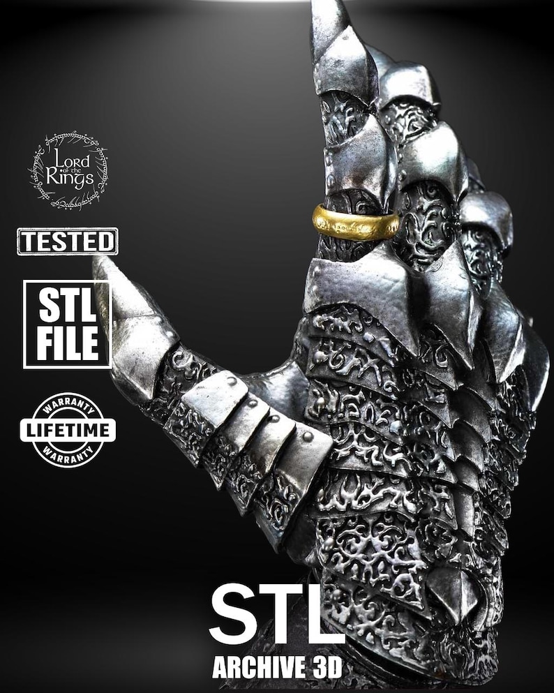 A towering armored warlord with a spiked crown raises his gauntlet toward the sky. His cape flows over black iron armor. He stands atop a rocky base scattered with skulls and shattered weapons, evoking fear and power in a cinematic villainous pose.