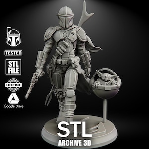 High Quality STL – 3D Digital Printing File – Printable Statue for Collectors – STL File for Resin & FDM 3D Printers