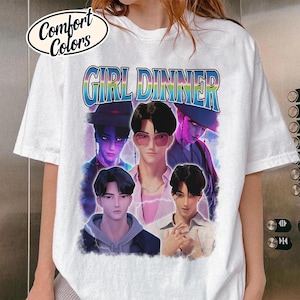 Jinu Saja Boys Shirt Comfort Colors, Girl Dinner Jinu T Shirt, Kpop Demon Hunter Tee, Gift For Kpop Movie Fan, Rujinu, Tiger KPDH