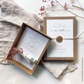 Elegant personalized wedding gift | Wedding money gift with seal | Gift box | Honeymoon voucher | Approx. A5 product logo