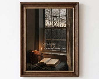 Taylor Lyric Antique Painting, Nostalgic Wall Decor (Digital Printable Download - Vertical)