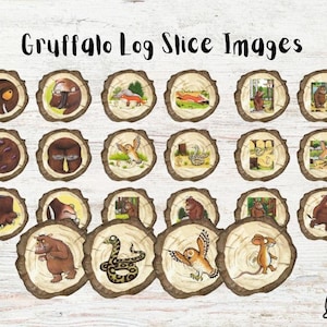 The Gruffalo Inspired Story Log Slices - PDF Download
