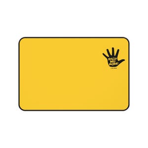 Bully No More Desk Mat – Anti-Slip Neoprene Mouse Pad for Office or Home – Motivational Workspace Mat – 3 Sizes, Durable & Stylish