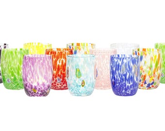 Botte murano glasses set 6 pieces