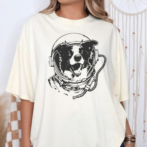 Personalized pet t shirt custom dog cat shirt pet lover gift with name or photo custom pet portrait cat mom dog dad t shirt space dog astro