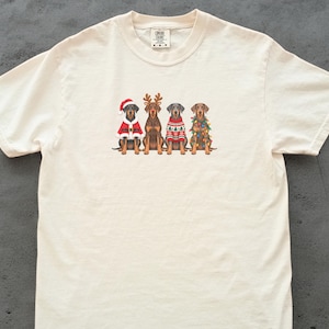 Christmas Dog Shirt Doberman Pinscher Christmas Shirt Doberman Christmas Shirt Funny Christmas Dog Shirt Dobie Mom Shirt Dobe Holiday Shirt