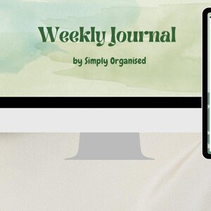 Printable Weekly Planner for Minimalist planning. Different colours available.