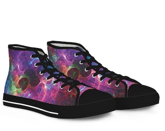 Bunte psychedelische Sneakers | Künstlerische Festivalschuhe | Einzigartige Geschenkidee | Benutzerdefinierte Trippy Canvas Schuhe