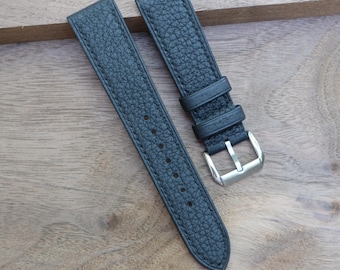 Handgefertigte Black Togo Lederarmband : Personalisiert, individuell.Alle Größen