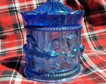Carousel horse container