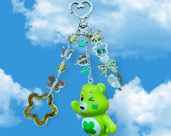 good luck bear keychain