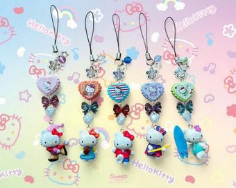 hello kitty phone charms