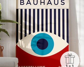 Bauhaus Exhibition Print | Mid-Century Modern Wall Art (Digital Download)