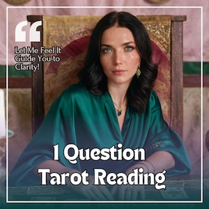 1 Question Tarot Reading | Fast & Accurate Answers | Intuitive Card Insight | Love, Career, or Life Focus | Same Day Delivery