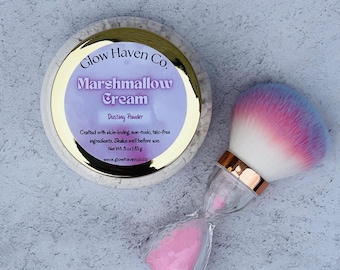 Marshmallow Cream Dusting Powder · Cozy Fluffy Scent · 3 oz Talc-Free Perfume Powder