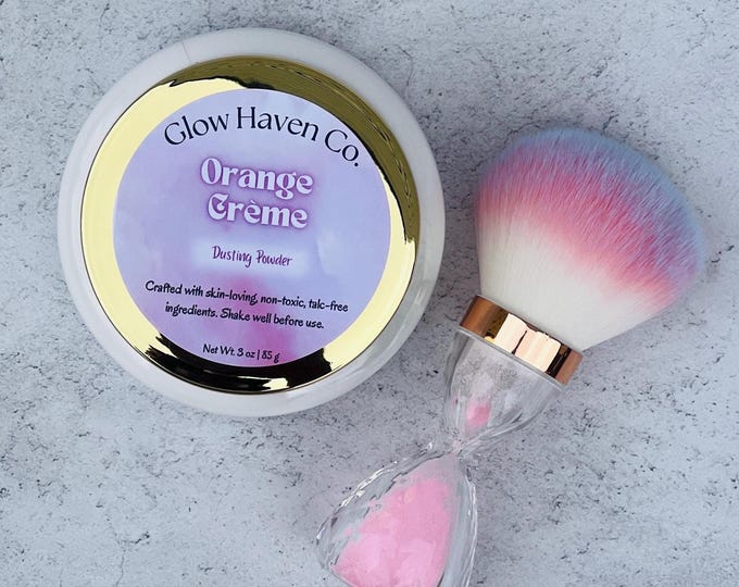 Orange Crème Dusting Powder - Talc-Free, Non-Toxic - 3 oz