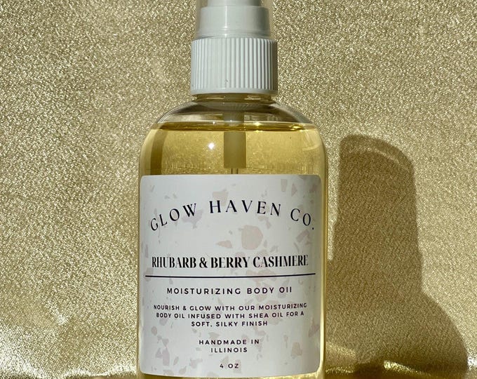 Rhubarb & Berry Cashmere Luxury Body Oil