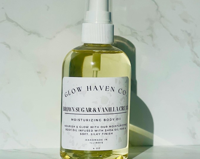 Brown Sugar & Vanilla Cream Luxury Body Oil