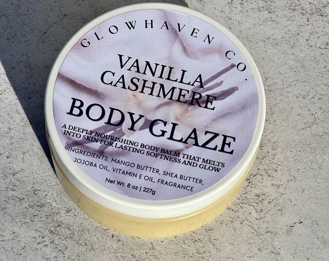 Vanilla Cashmere Body Glaze | Deeply Nourishing Body Balm