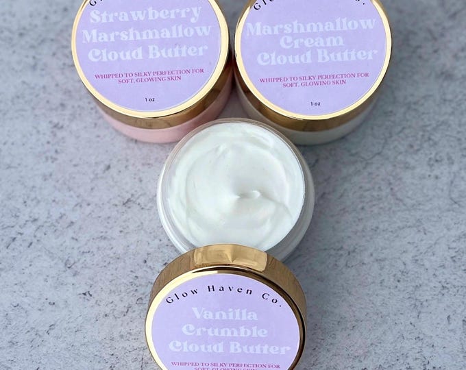 Mini Cloud Butter Trio | Choose Any 3 Gourmand Scents (Sampler Set)