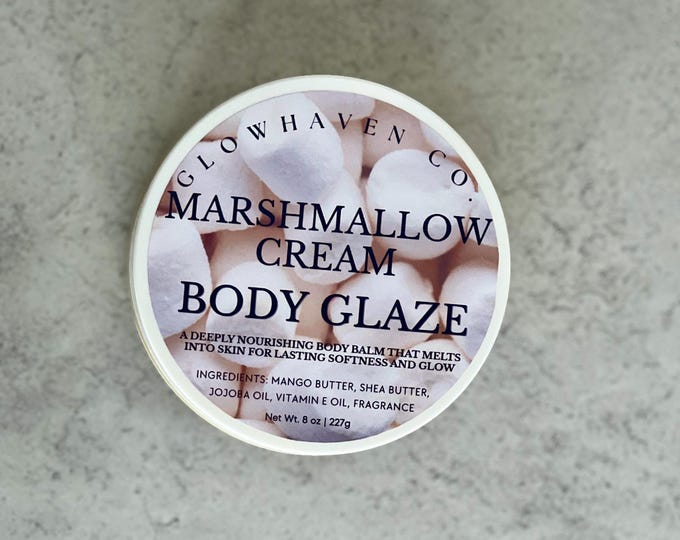 Marshmallow Cream Body Glaze | Deeply Nourishing Body Balm
