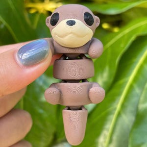 3D Printed Otter | Baby Otter | Articulated Otter | Fidget Toy
