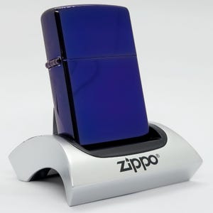 Zabytkowa zapalniczka kolekcjonerska Zippo Mood Indigo z 2004 r. – wykończenie na wysoki połysk – mięta w oryginalnym pudełku