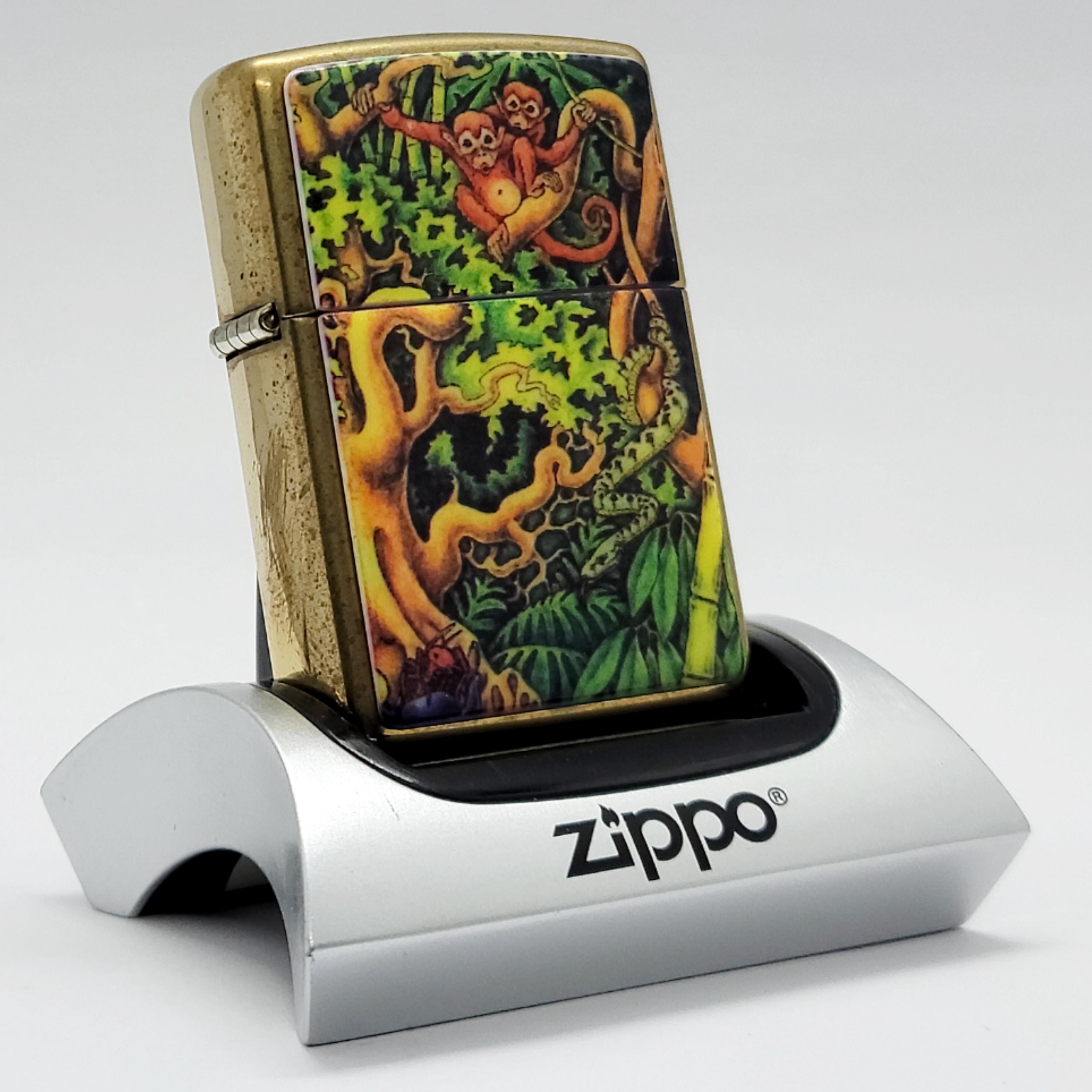 Vintage 1995 Mysteries of the Forest Zippo Lighters Limited