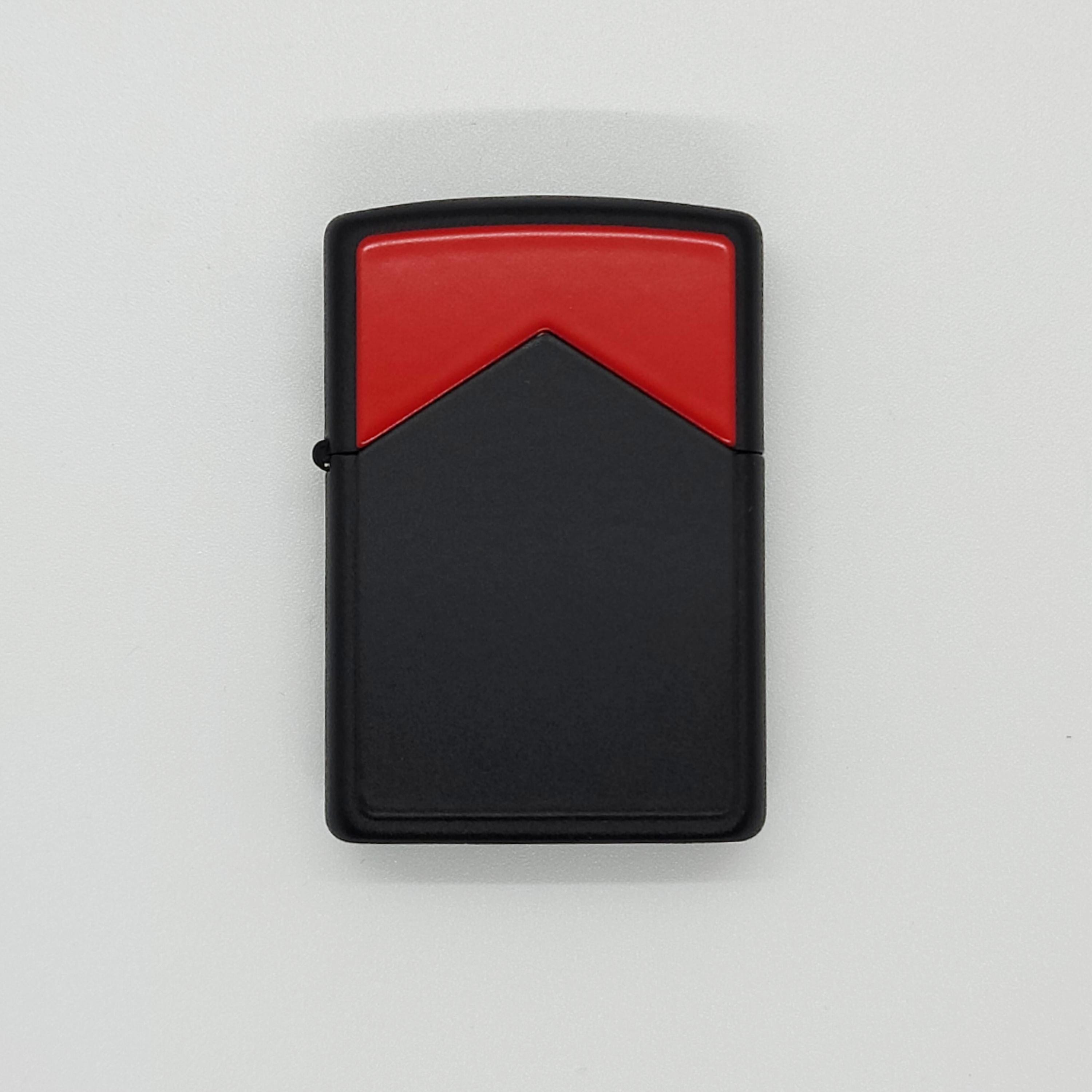 Vintage 1996 Zippo Marlboro Red Roof Lighter: Matte Black, Mint