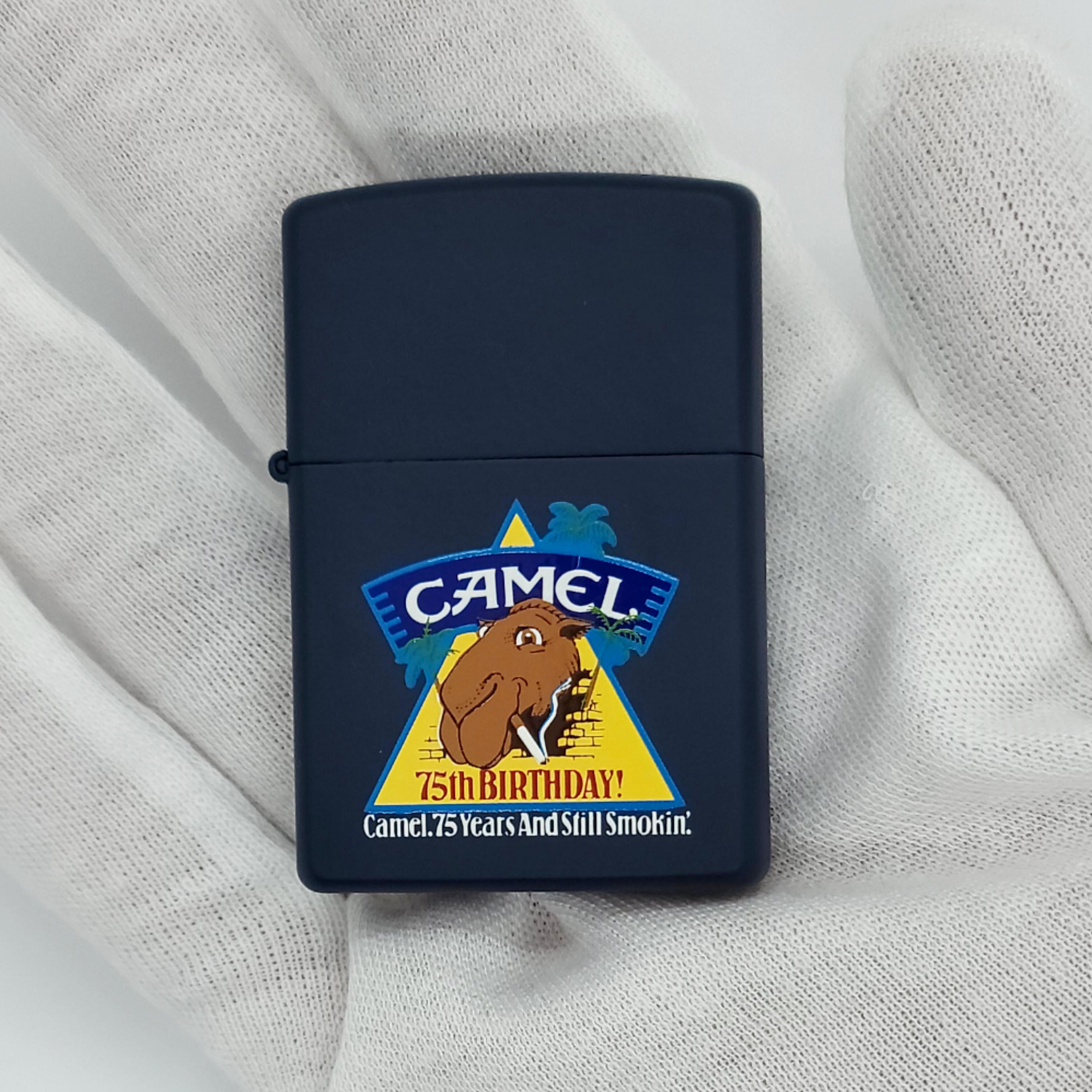 Vintage 1996 Camel Joe Camel 75th Birthday Zippo Lighter - Unique