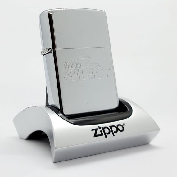 ヴィンテージ Zippo1994年Sterling Silver【SV925】 Vintage 1994 Winston Select Zippo Lighter High Polish Chrome Brand