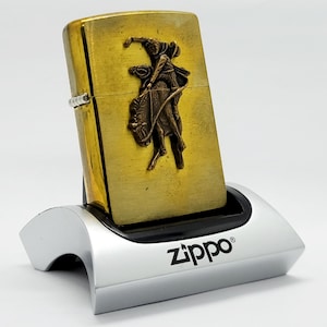 Briquet Zippo Marlboro Promotionnel 1997 Laiton Poli - Neuf Jamais Allumé | Collector Rare Vintage